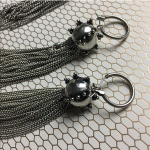 LUV AJ Baroque Tassel Earrings